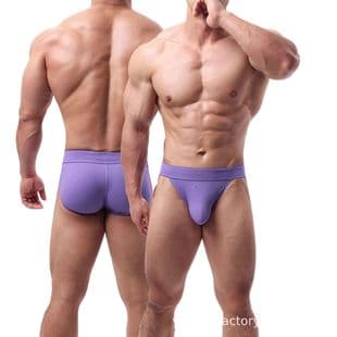 Factory Direct Men's G-String Briefs European Size Men's Sports Underwear Men's Triangle Briefs Wholesale Export 9107