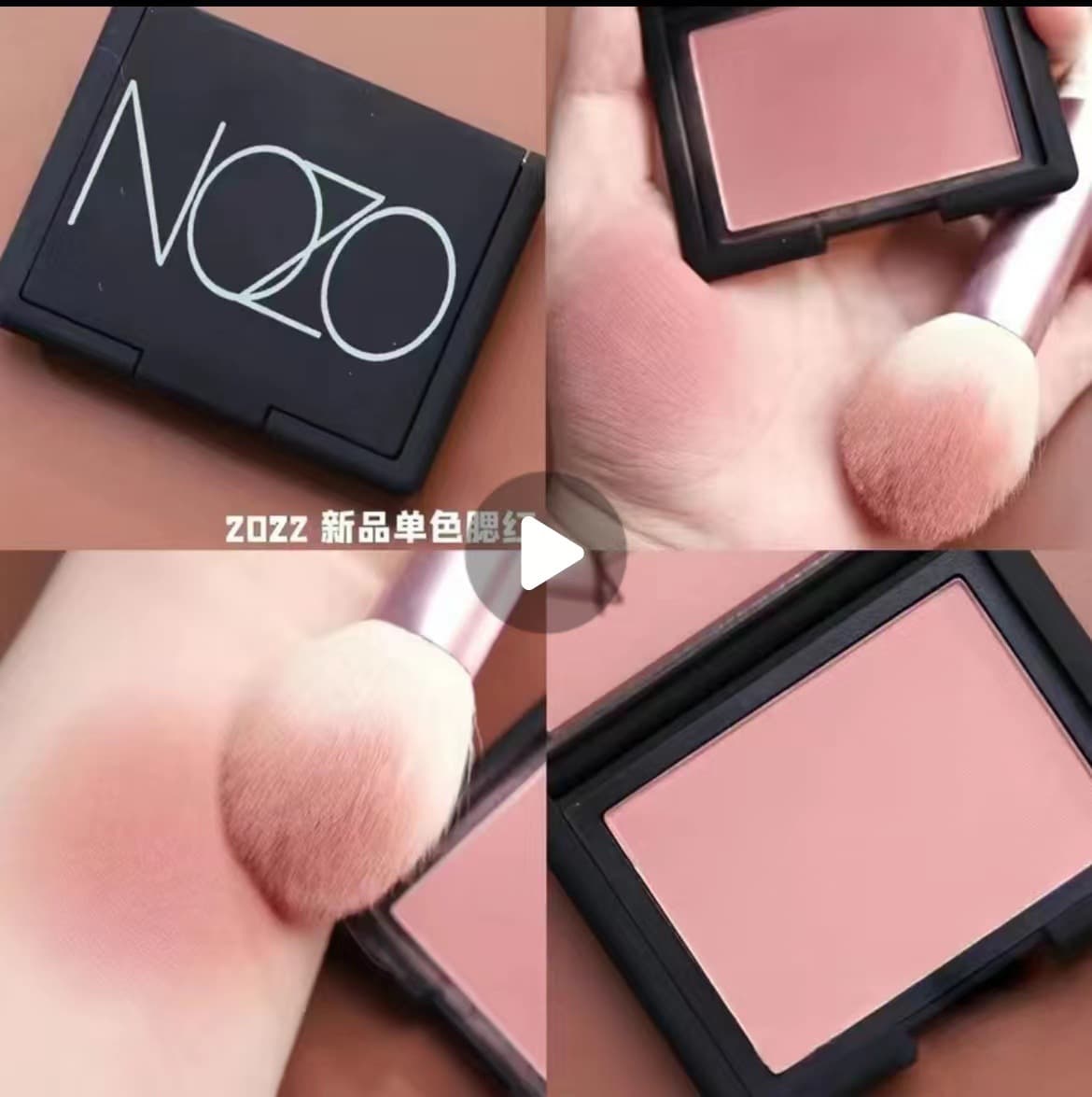 NOZO Blush Palette Natural Nude Look Shimmer Matte Contour Blush Blue Waterproof Sweatproof Long-lasting Single Color Blush Wholesale