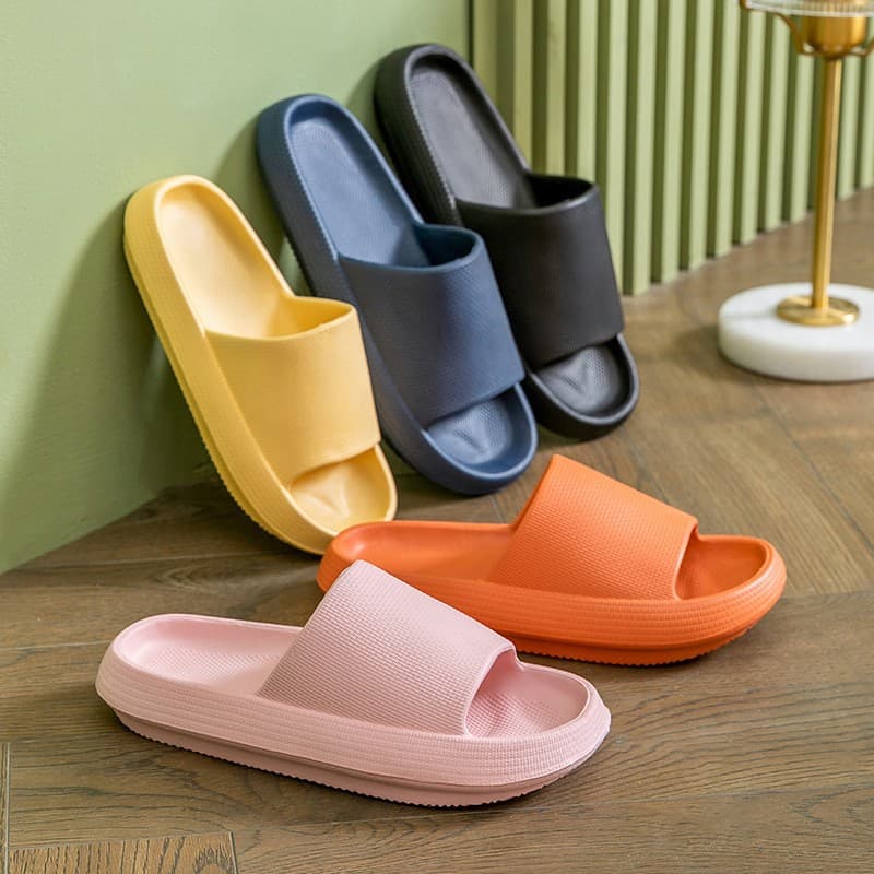 Wholesale Thick Sole Sandals for Men and Women Summer Couple Bathroom Home Anti-Slip Slippers Drop Shipping Cross-Border