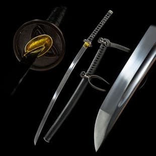 Foreign trade wholesale 9260 steel Japanese sword Eastern samurai katana one-piece handmade forged sword katana unsharpened