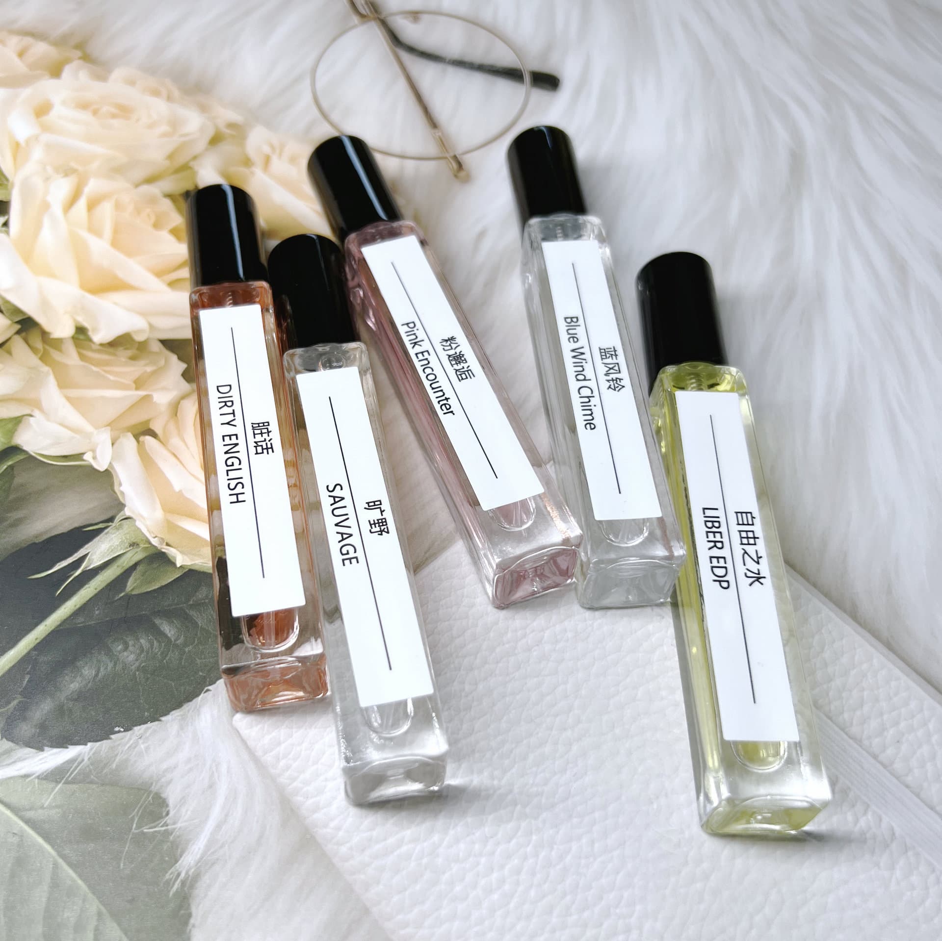 Night market stall women's perfume spray design floral and fruity 10ml body fragrance student girl roadside stall perfume