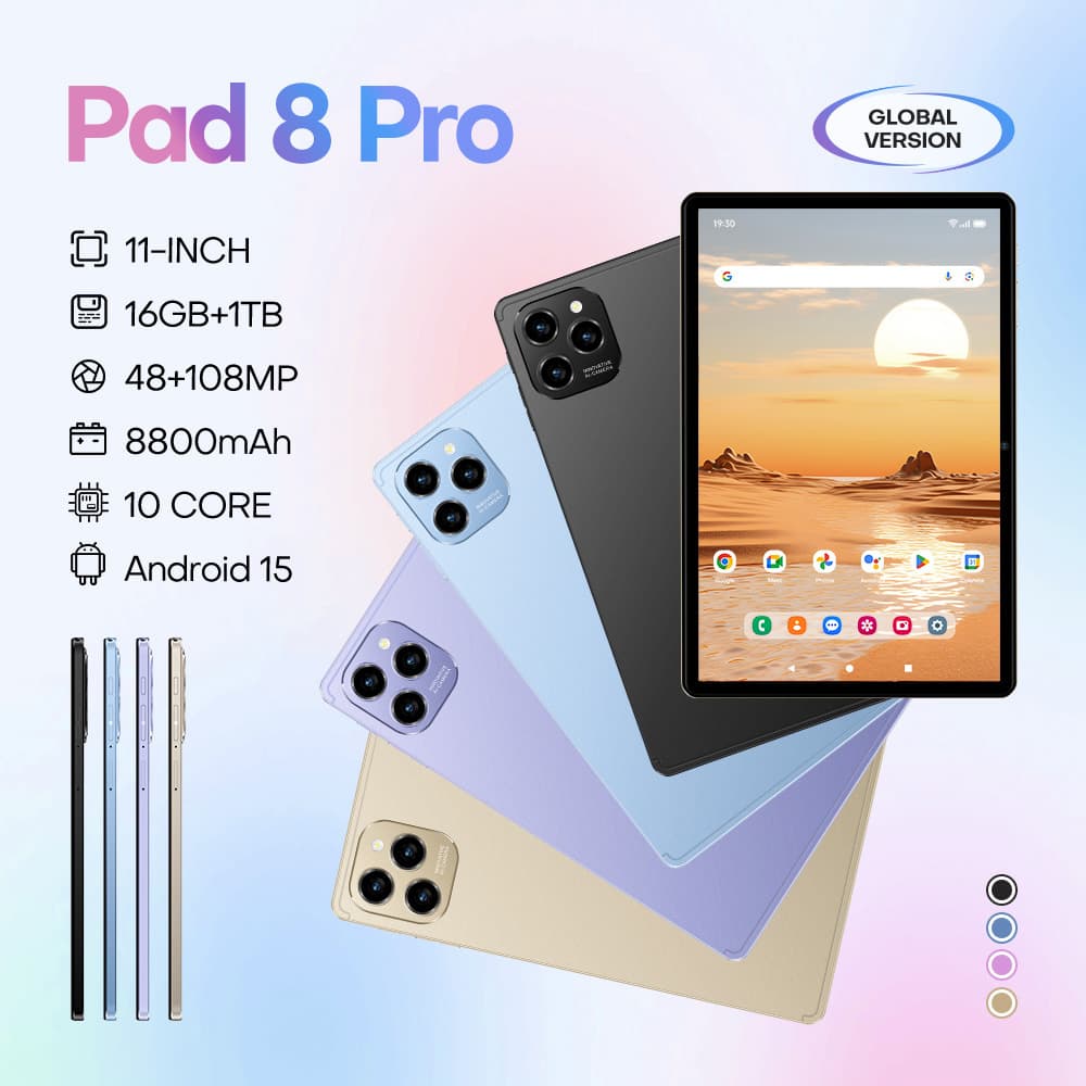 Cross-border E-commerce 2025 10.1-inch In-Cell Screen Pad8Pro Tablet Dual SIM 4G Calling 4+32