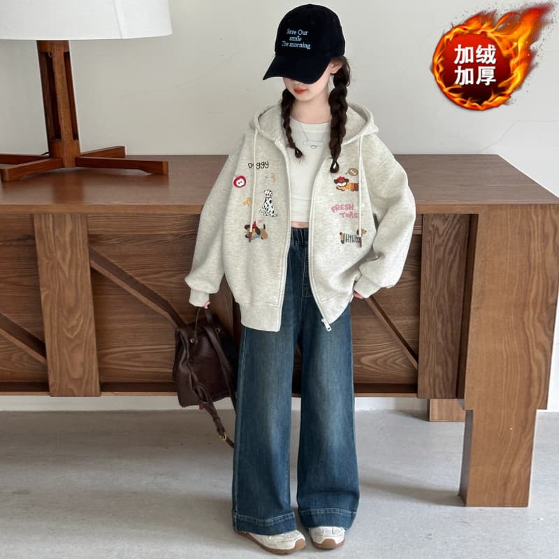 250g alpaca wool, 420g fleece-lined coat for girls, stylish long-sleeved baseball jacket for winter.
