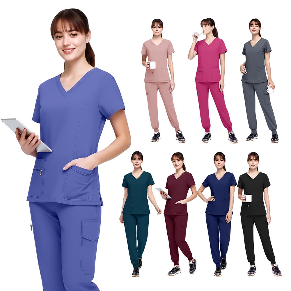 Spring new product cross-border operating room hand-washing clothes set medical beauty oral nurse surgical overalls hand-washing clothes