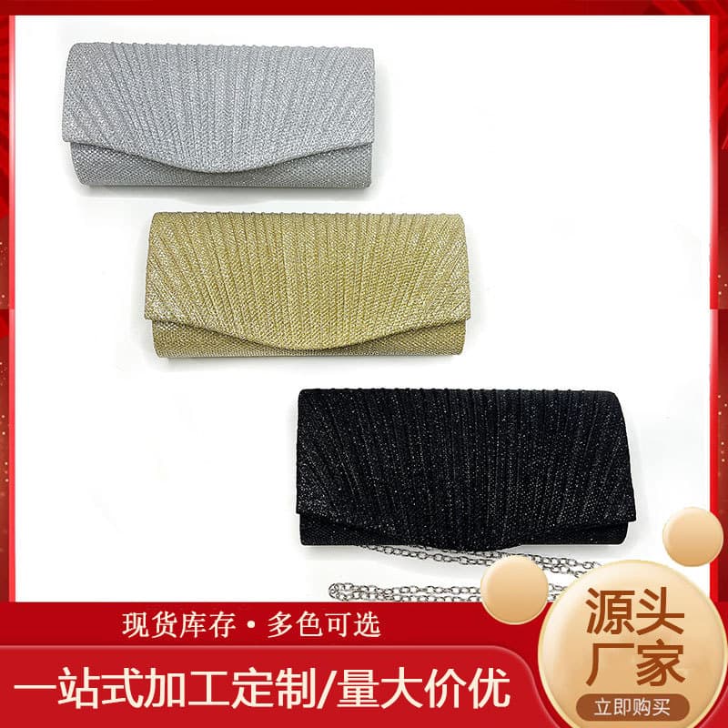 New Cross-Border Trade Clutch Evening Bag Shoulder Crossbody Chain Women's Handbag Tote for Banquets Drop Shipping