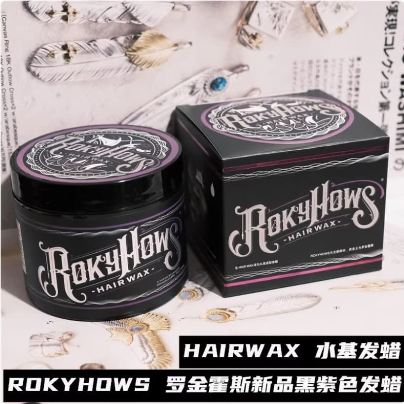 ROKYHOWS Rock Hair Oil for Men, Styling Pomade, Water-Based Wax, Gel, Clay