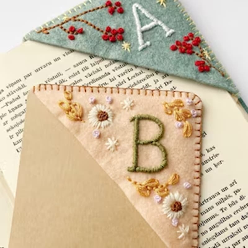 New DIY National Style Embroidery Bookmark Unique Handmade Ancient Style Book Corner Decoration