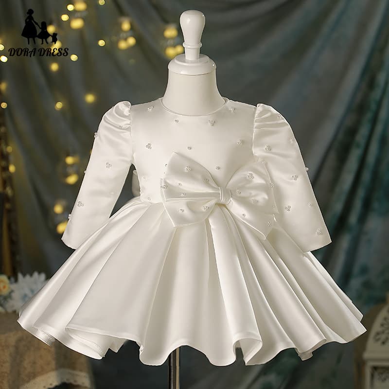 New Children's Formal Dress Princess Dress Flower Girl Wedding Little Girl Dress Girls Piano First Birthday Formal Dress Wholesale