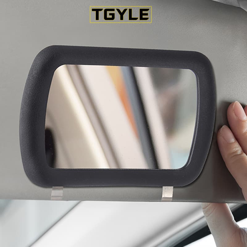Car Sun Visor Vanity Mirror for Passenger Side, Shade Visor Makeup Mirror, Clip-On Rearview Mirror for Car Interior Decoration