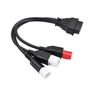 OBD to 3pin/4pin Yamaha Motorcycle Splitter Adapter, 1-to-3 OBD Connector