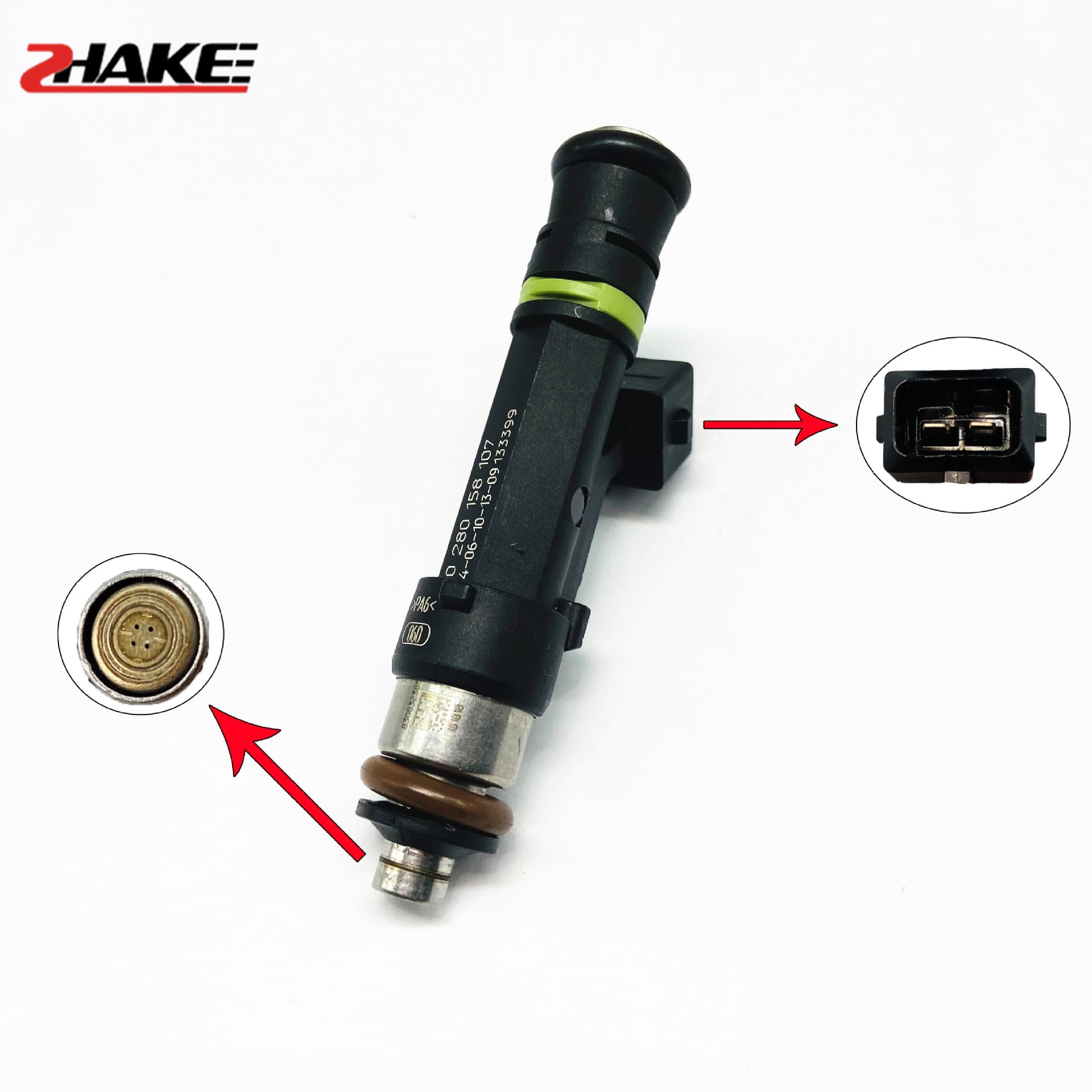 ZHAKE Fuel Injector for UAZ 3160 2.9 i 94 Model OE 0280158107