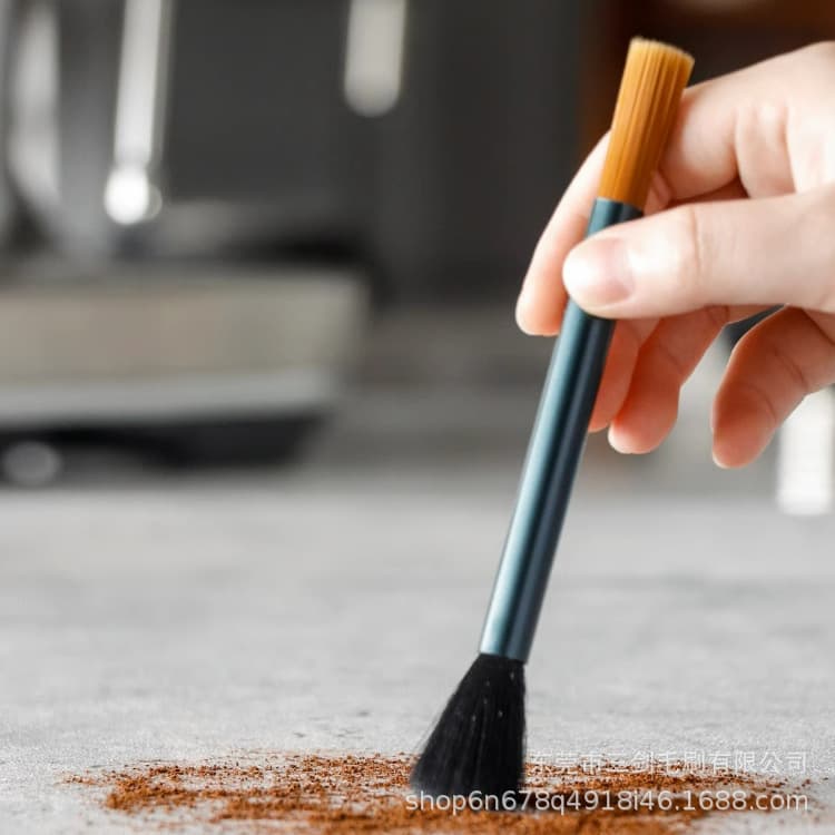 Coffee Bar Cleaning Brush for Grinder Semi-Automatic Coffee Machine Coffee Powder Plastic Small Brush Soft Bristle