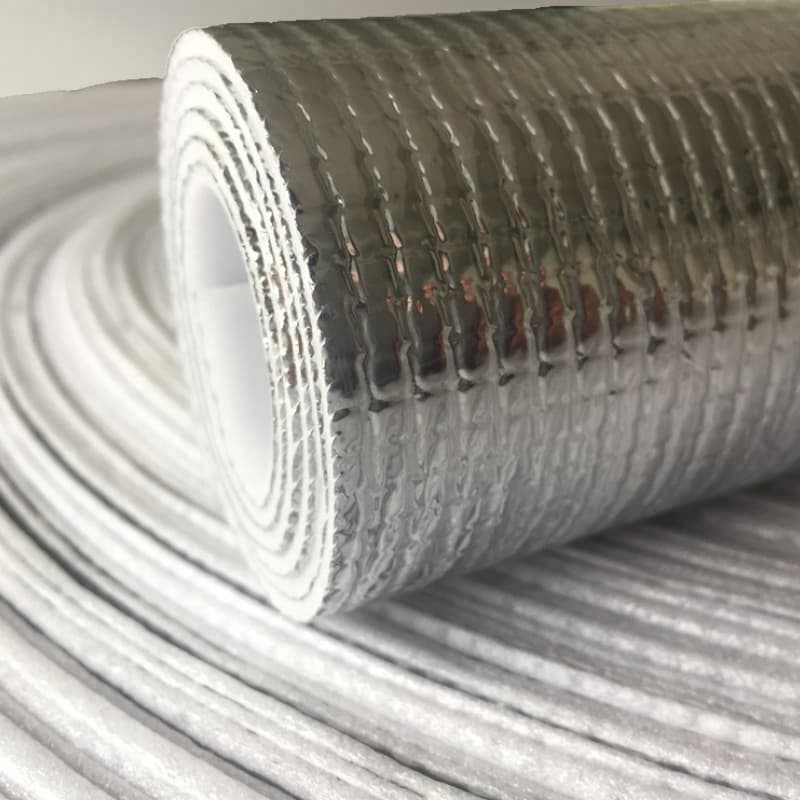 Thermal Insulation Aluminum Film Pearl Cotton Aluminized Film Composite EPE Packaging Material, Aluminized Pearl Cotton Roof Insulation