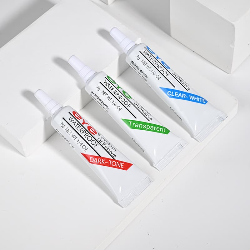 Ready-to-ship eye7g false eyelash glue, hypoallergenic and ultra-sticky, factory direct wholesale with instant dispatch.