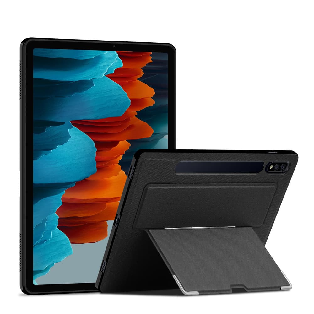 Suitable for Samsung Tab S10 Ultra Computer Case S7Fe Stand Leather Case S9+ Tablet S10Plus Protective Case