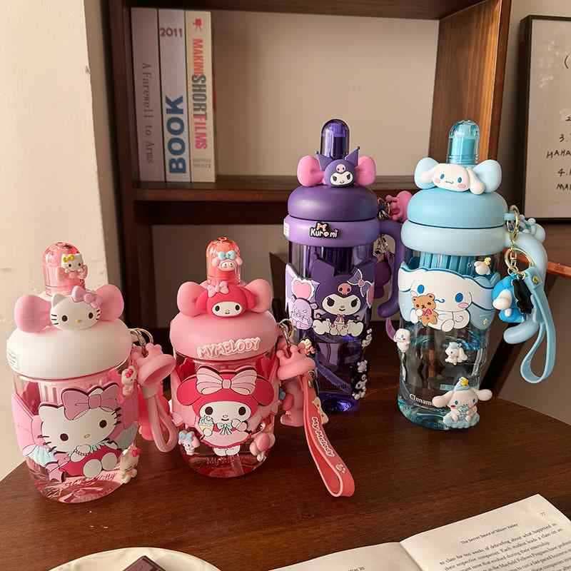 Kuromi Water Cup for Women, High Appearance, Large Capacity Tea-Water Separation Cup, 2026 New Student Portable Ice Boss Cup