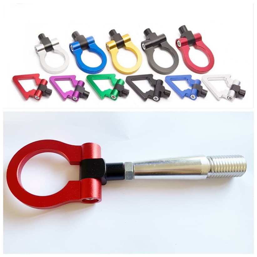 Hot Selling Car Modification Aluminum Front Bumper Tow Hook for Mitsubishi Lancer Evolution Racing Tow Hook