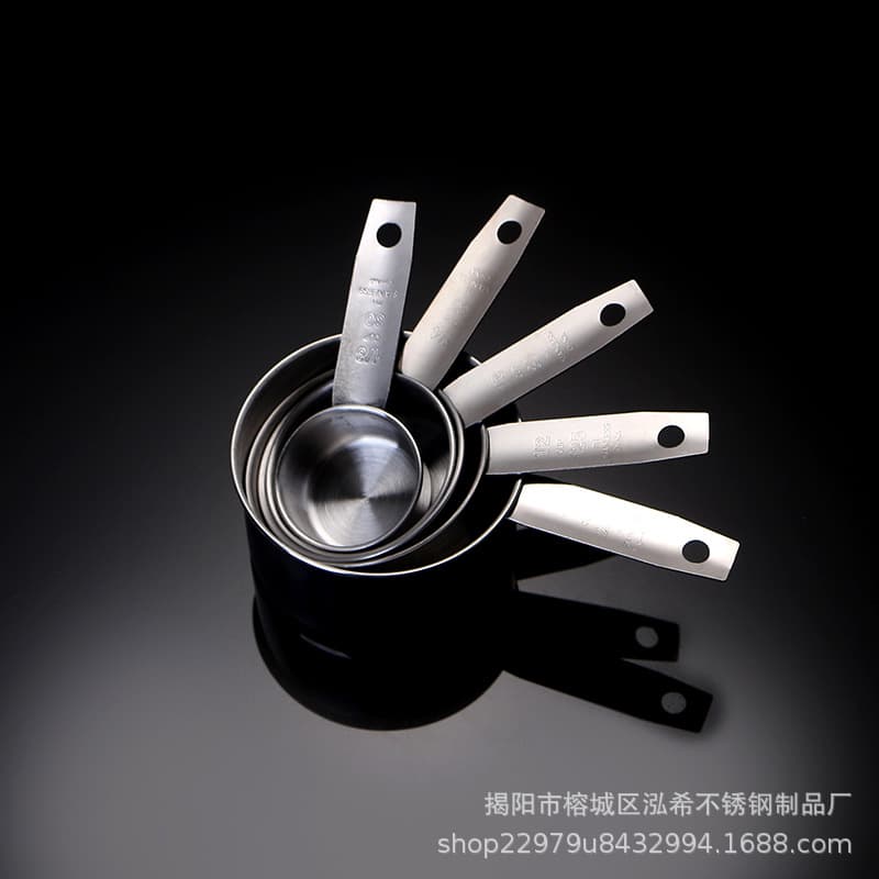 Stainless Steel Baking Measuring Cup and Measuring Spoon with Scale, Measuring Cup, Seasoning Cup, Sauce Cup, Baking Tool