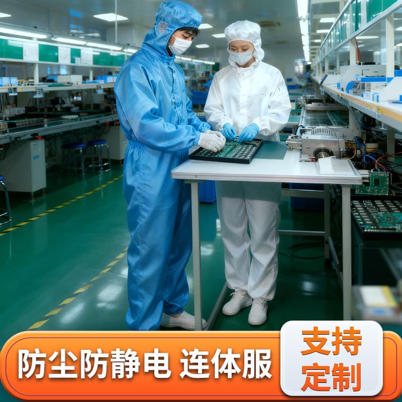 [Recommended] Hooded coverall dust-proof anti-static suits for cleanrooms, wholesale spray painting suits, clean protective clothing