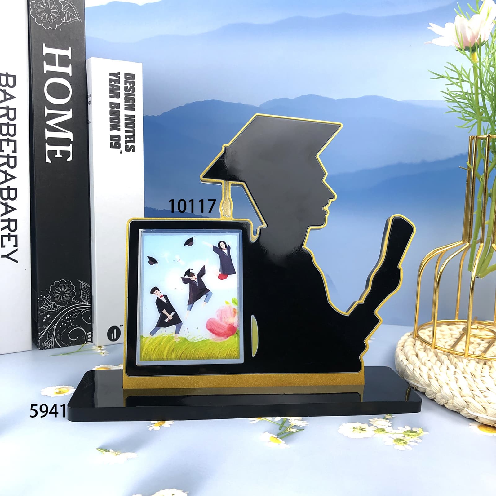 Photo Frame Mold Graduation Season Silicone Mold DIY Doctor Photo Frame Graduation Season Doctor Photo Frame Epoxy Resin Mold