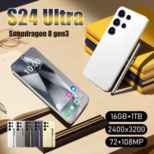 AliExpress Cross-border Exclusive S24 Ultra Android Smartphone 5G Foreign Trade Factory Direct Sales Can Drop Ship