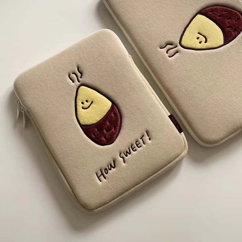 Embroidered tablet liner bag IPAD 11 inch protective cover Huawei Xiaomi 11.5 computer bag learning machine storage bag