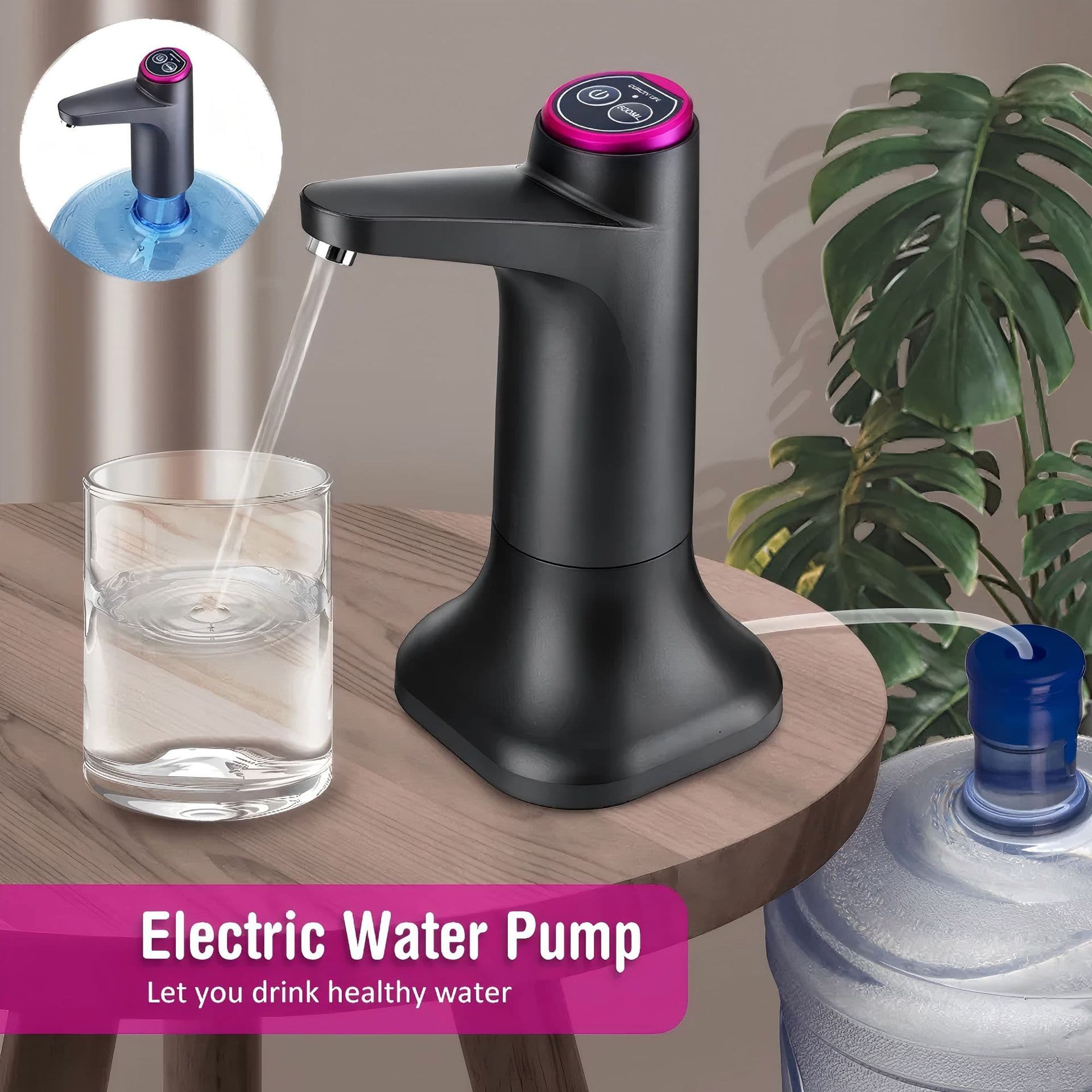 Automatic Bucket Water Pump Mineral Water Absorption Quantitative Electric Water Pump Charging Drinking Machine Water Output