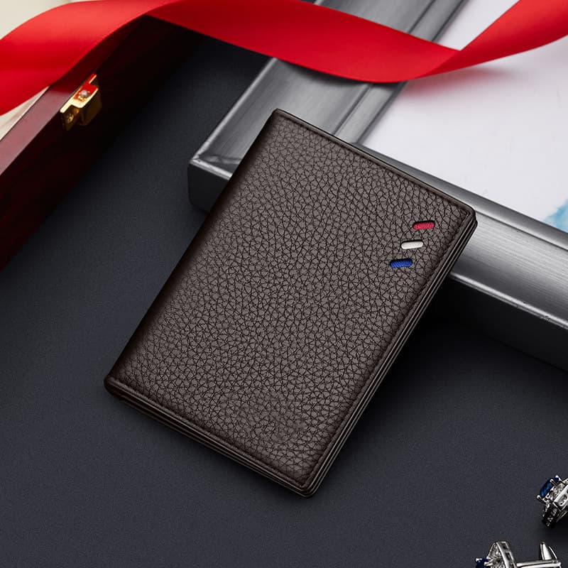 Men's Card Holder Ultra-Thin Compact Driver's License Cover 2024 New High-End Minimalist Card Clip Card Case Bag 2-in-1