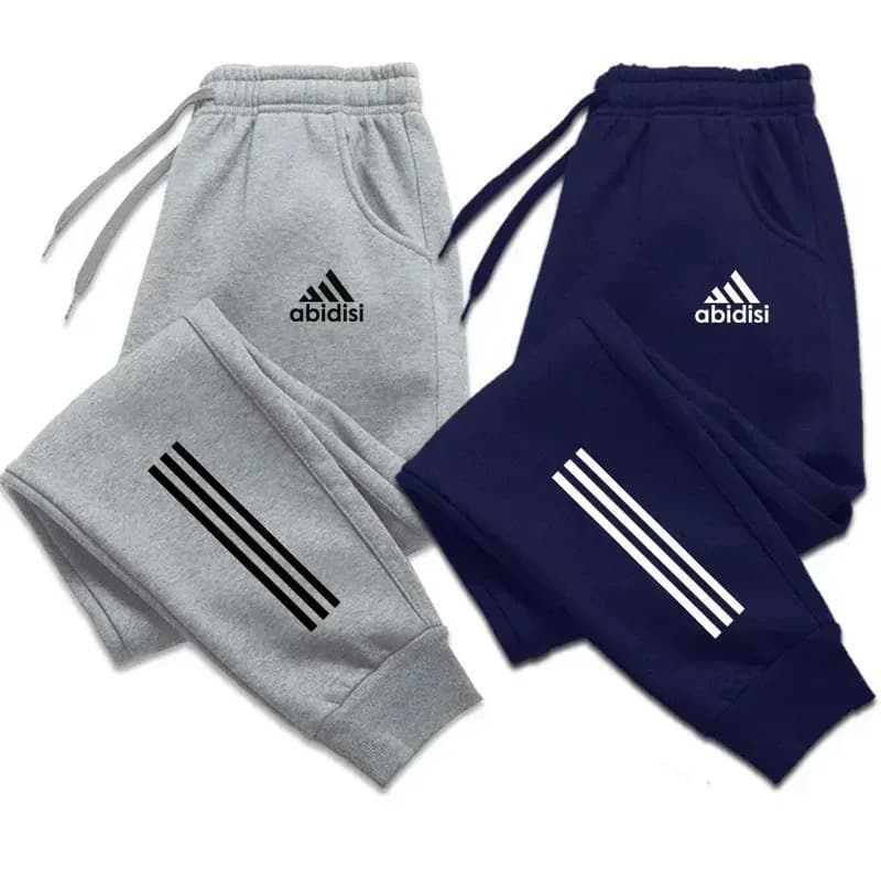 Foreign trade men's spring and autumn printed jogging pants, casual training pants, fashionable high-quality fitness sports pants