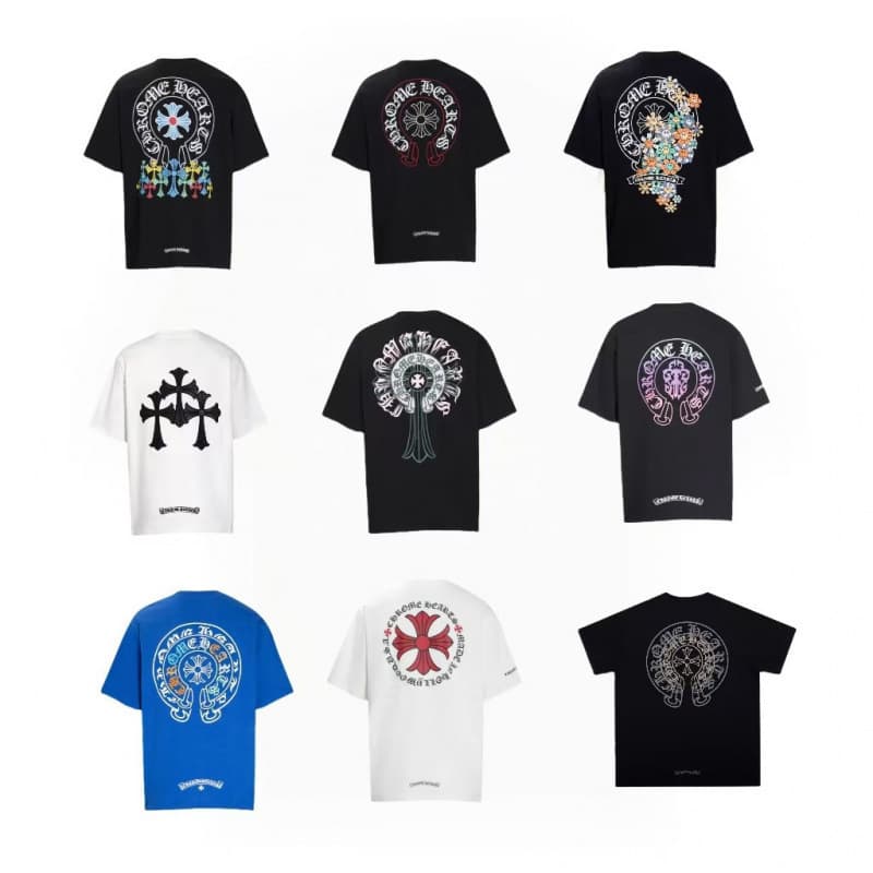 Chrome Heart 26 New Street Style Men Women Short Sleeve T-Shirt