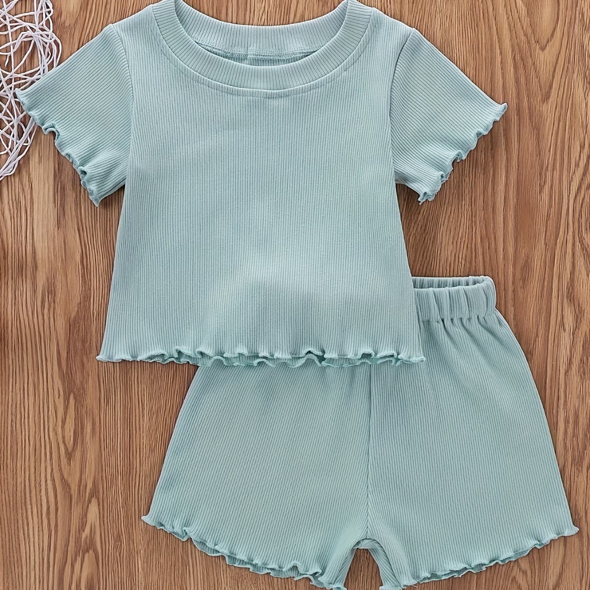 2025 New Cross-border Drop Shipping Cross-border Girls' Soft Cotton Knit Summer Wear.