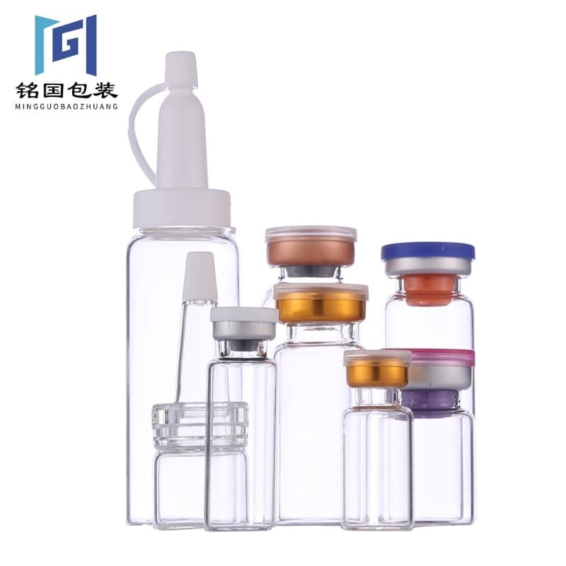 Available 10ml ampoules, 5ml glass vials, 2ml-30ml freeze-dried powder essence packaging, essential oil bottles