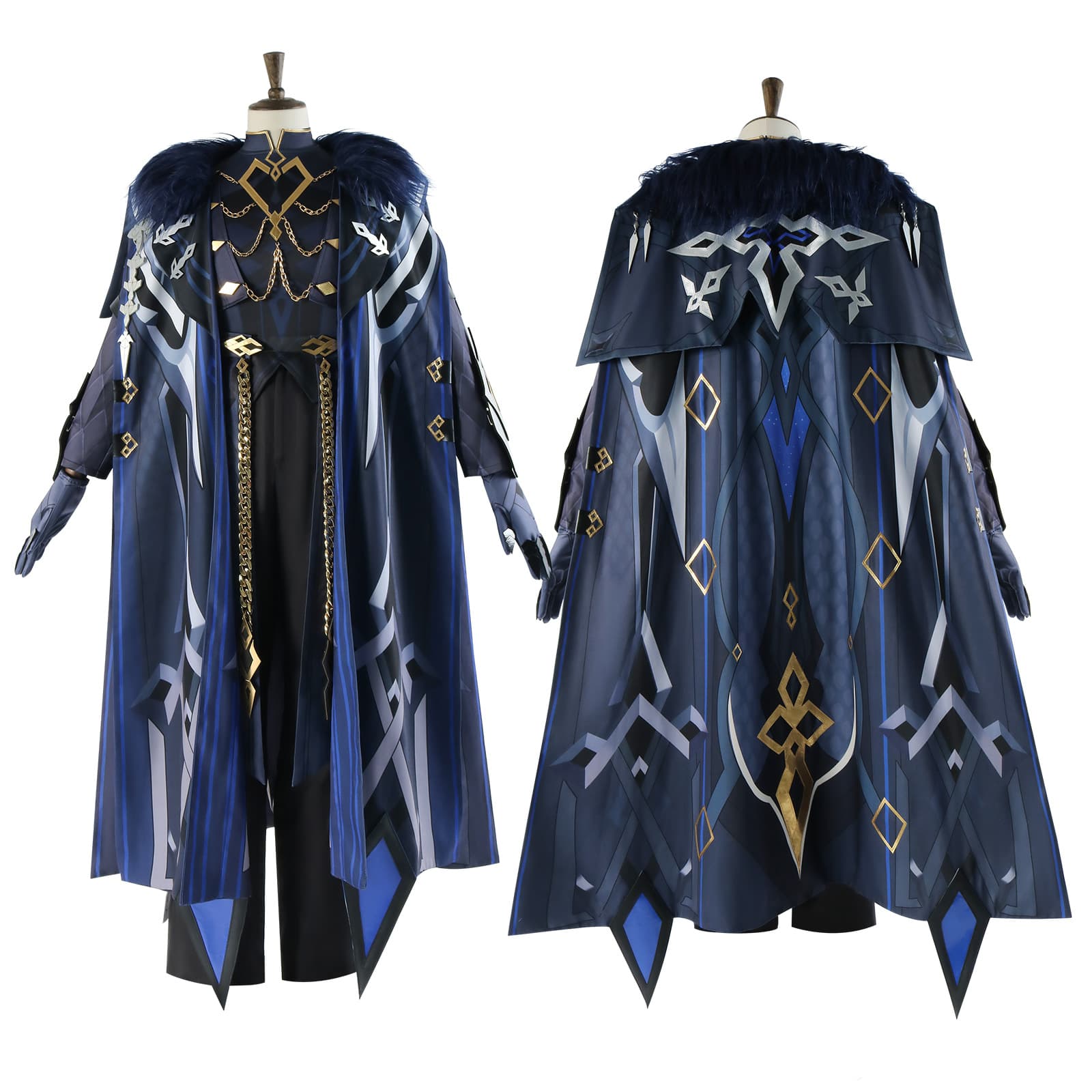 New Silu Genshin Capitano cos server Fools executive captain game anime cosplay