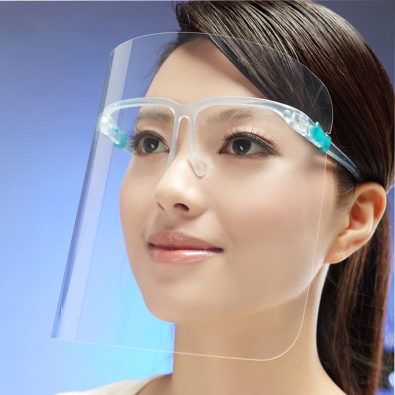 Kitchen protective mask for cooking, anti-oil splash mask, face protection, anti-fog, transparent high-definition anti-scalding mask, anti-oil smoke face