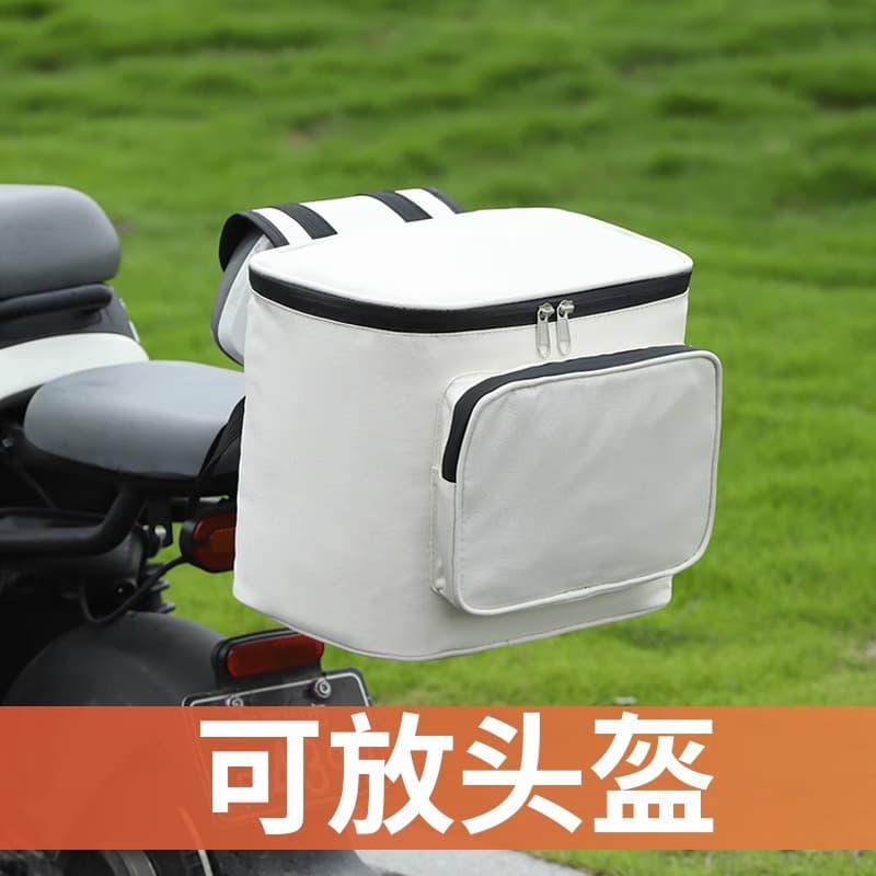 Electric Vehicle Waterproof Rear Seat Storage Bag for Aima Yadi Large Capacity Organizer Pouch