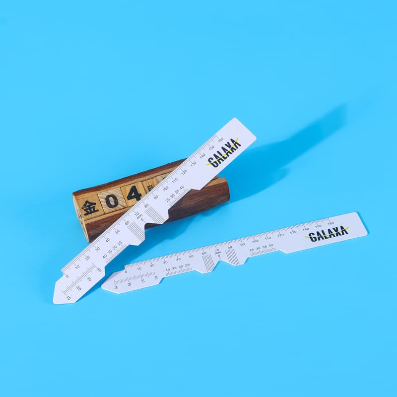 Customized interpupillary distance measuring ruler PVC interpupillary distance soft ruler with printable LOGO Customized glasses accessories tool PD optometre ruler