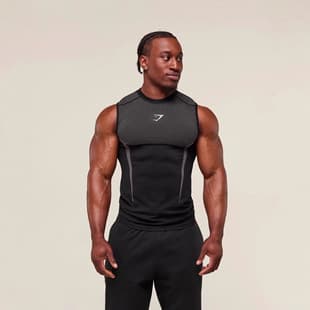 GYM New American Print Muscle Fitness Vest, Breathable, Casual Running, Sleeveless Basketball Top
