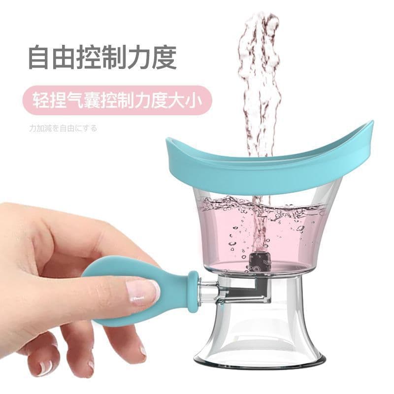 Automatic eyewash station with kneading handle, special eyewash tool, eye care solution, eye health device.