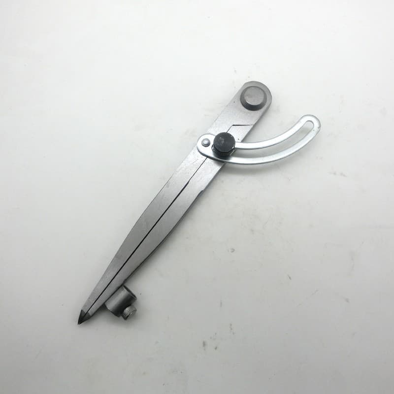 Wing Divider with Cap Spacing Marking Gauge, Carbon Steel Tip Adjustable Circle Drawing Tool for Woodworking