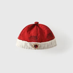 Baby 100 Days One Year Old Hat Summer Thin Clothes Boy Tang Suit New Chinese Young Master Grasping Week Infant Landlord Hat