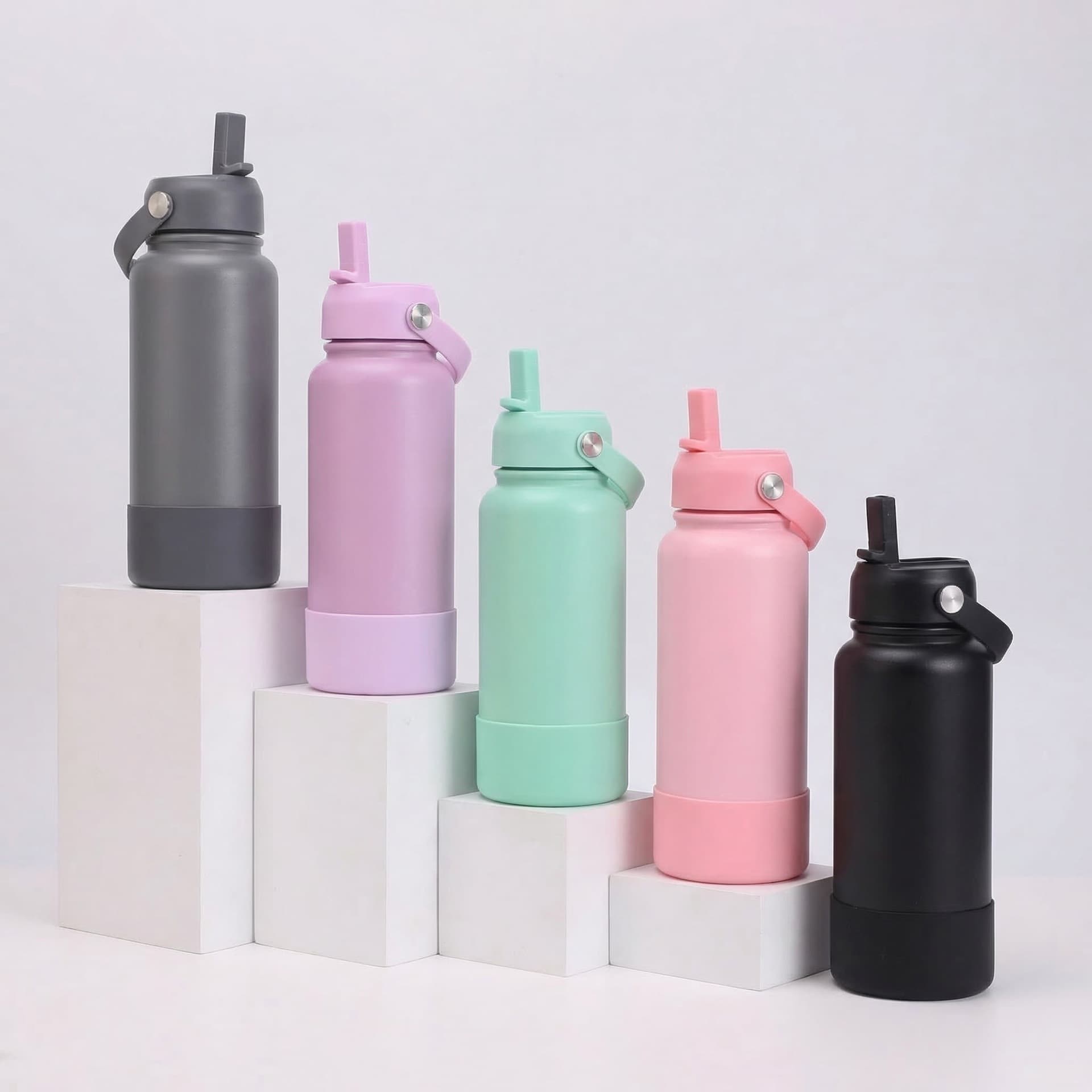 Cross-border stock 304 stainless steel 32oz space bottle double-layer vacuum insulated cup large capacity outdoor sports water bottle