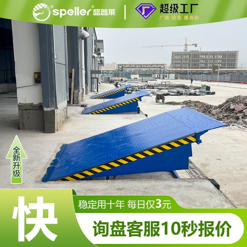 Hydraulic lifting platform, logistics container dock loading and unloading platform, electric hydraulic fixed dock leveler
