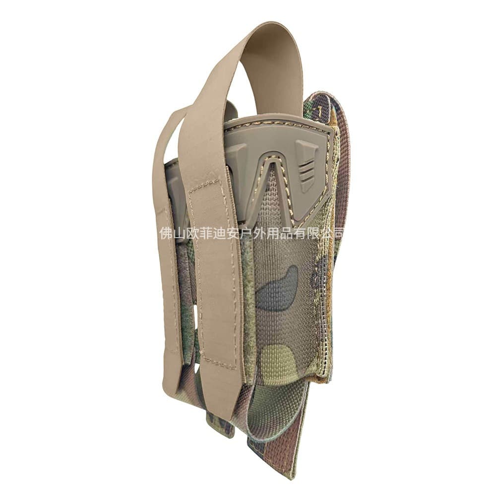 K Model Dual Magazine Pouch 9mm Storage Bag 2 Usage Methods Elastic Retention