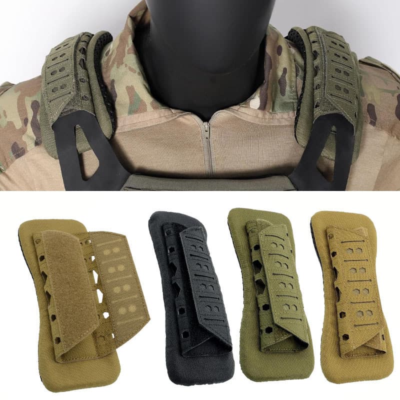 Outdoor Tactical Shoulder Pad Backpack Cushion Shoulder Strap Pad Universal Vest Shoulder Breathable Cushion Anti-Slip Lining