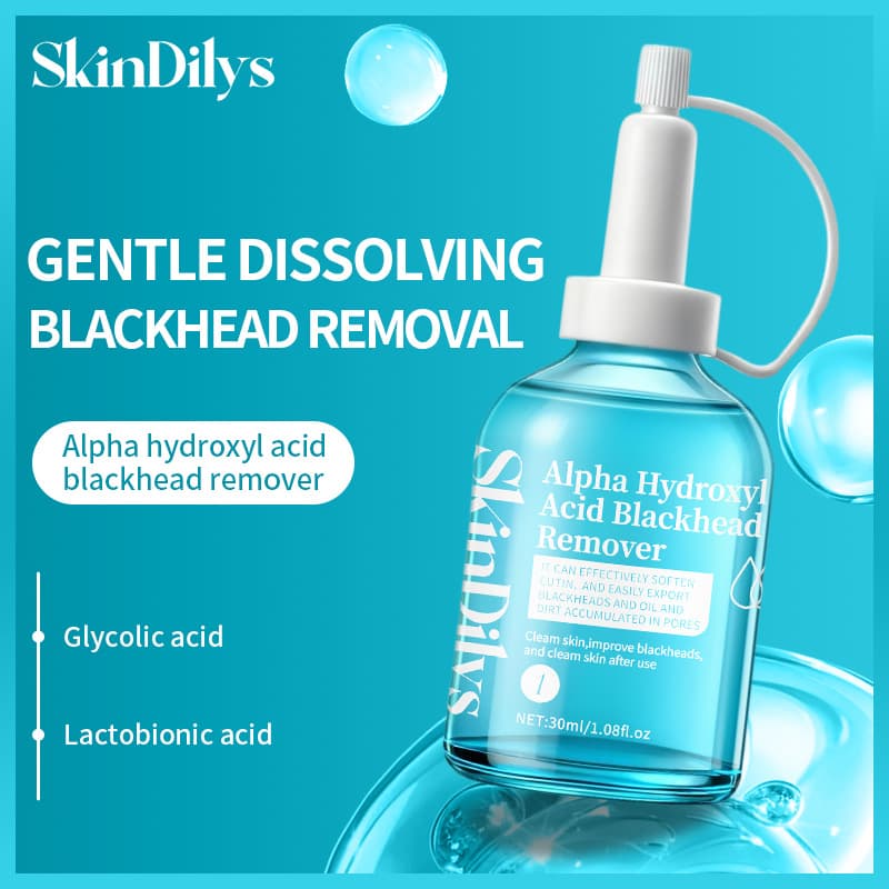 Cross-border SkinDilys AHA Serum Softens Keratin Removes Blackheads and Closed Comedones Refines Pores Concentrate Skincare