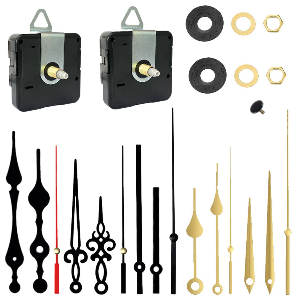 5168 6168 Quartz Clock Movement Metal Pointer Suit DIY Clock Accessories Wall Clock Movement Pointer Accessories