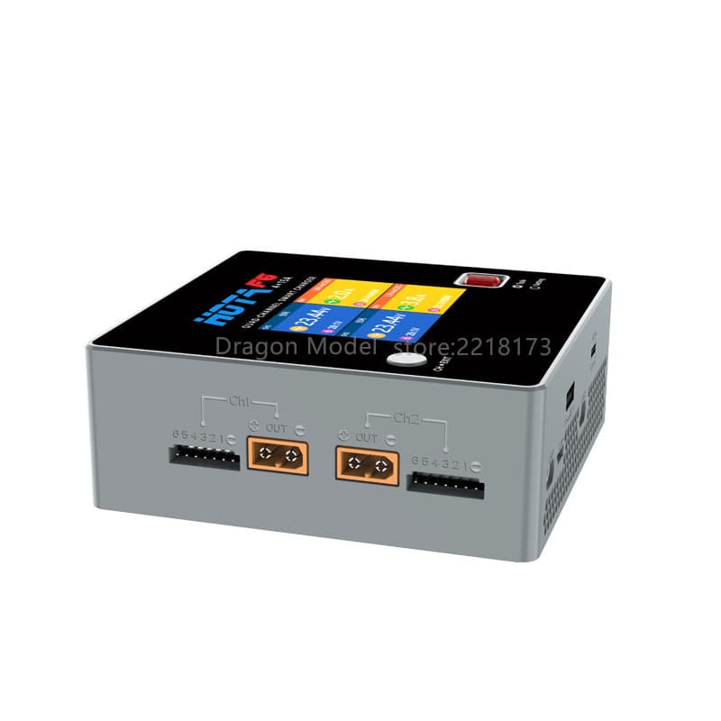 HOTA F6 Four-Channel RC LiPo Balance Charger DC 1000W 15A Supports Combined Charging