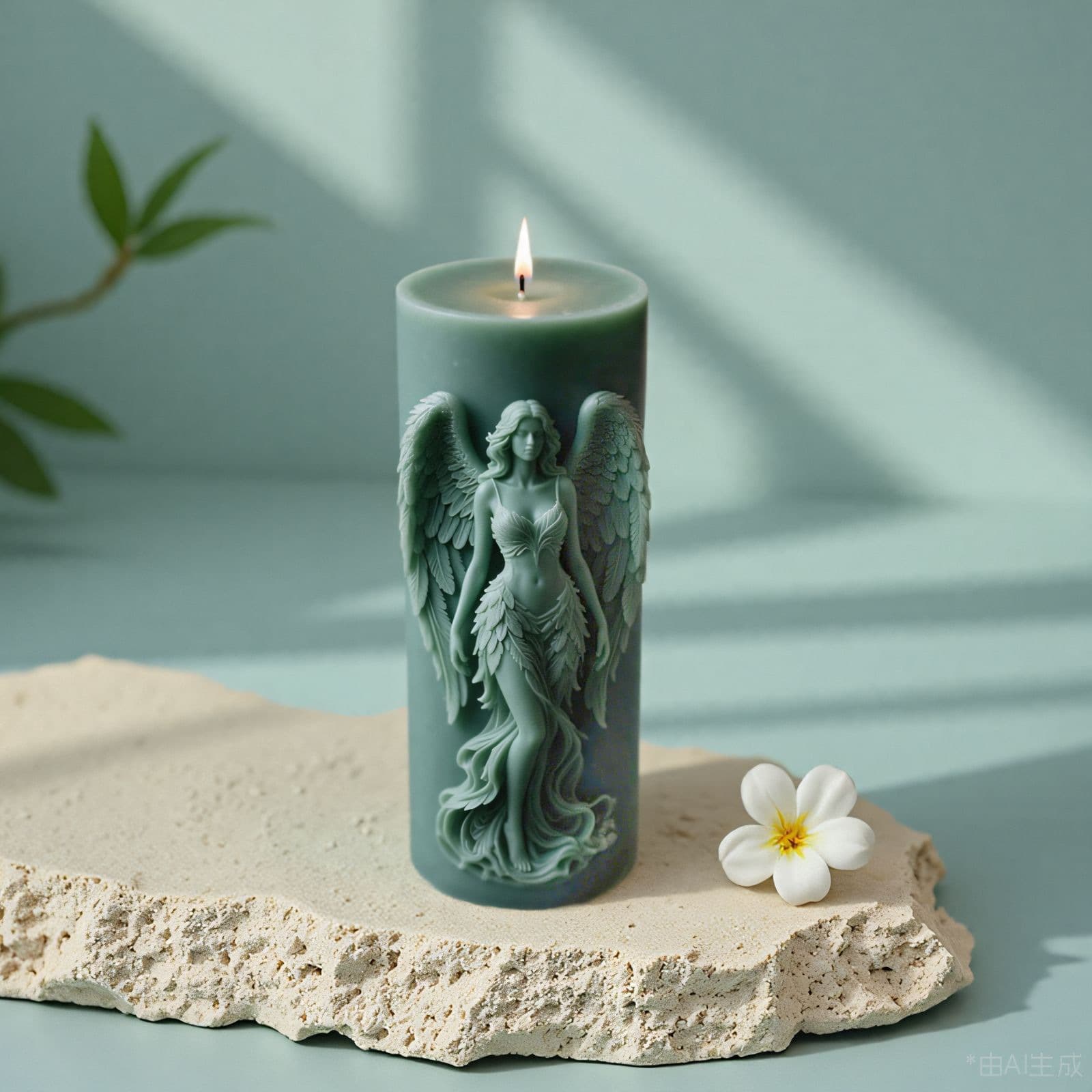 Dreamy Wings Goddess Scented Candle Silicone Mold DIY Aroma Stone Decorative Ornament Molding Tool Source