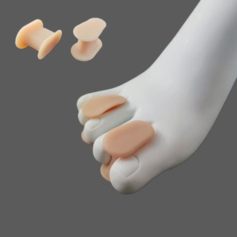 (Large Leaf) Toe Separator, Daily Use for Big Toe, Toe Separator Sleeves Toe Separator Toe Spreader