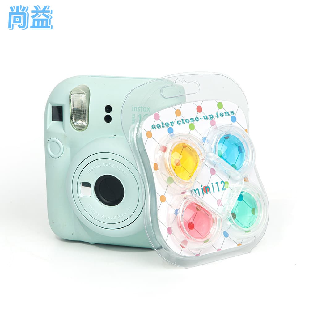Compatible with Instax Mini 12 Camera Accessories Four-Color Filter Front Detachable Color Full Spectrum Lens Accessories